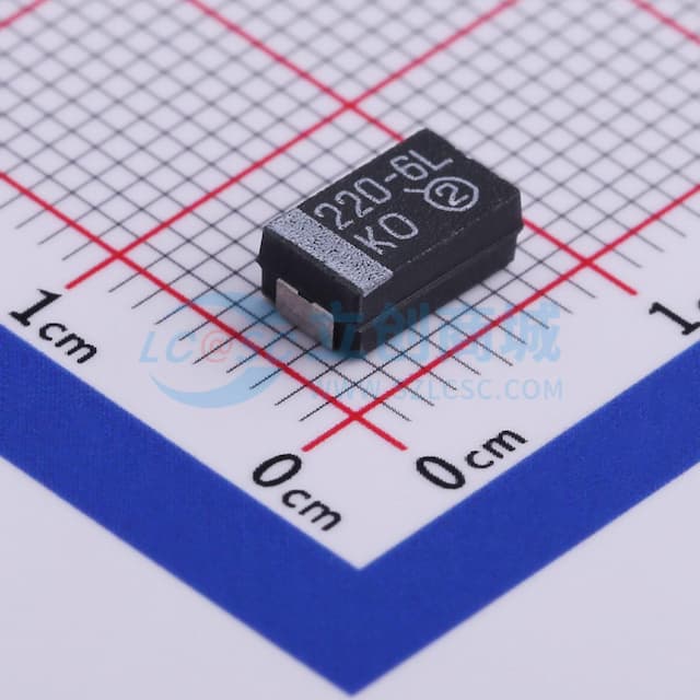 220uF ±10% 6.3V实物图