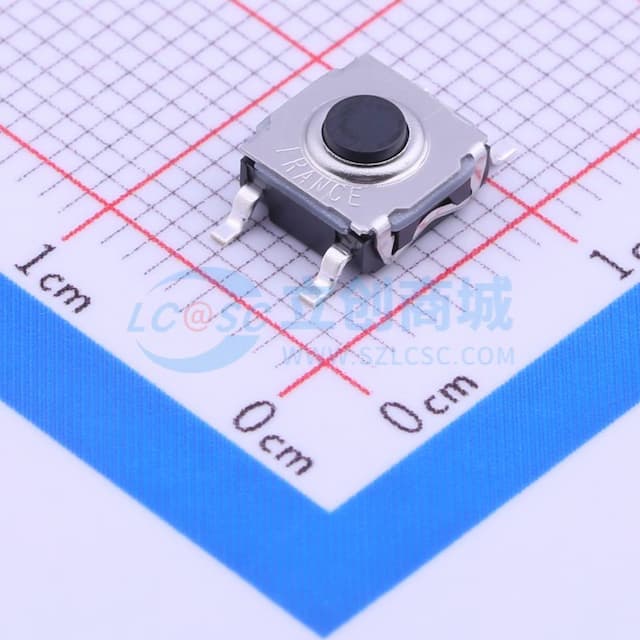 6.2*6.2*0.57mm 立贴 轻触开关实物图