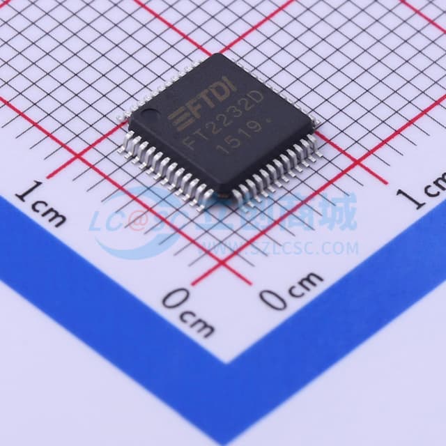 FT2232D 双USB至串行UART/FIFO IC实物图