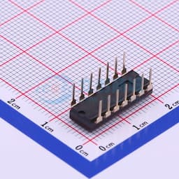 间距2.54mm 平拨,凸起式 7位拨码开关 【拨码】缩略图