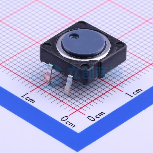 12*12*4.3mm 直插 轻触开关 【轻触】实物图