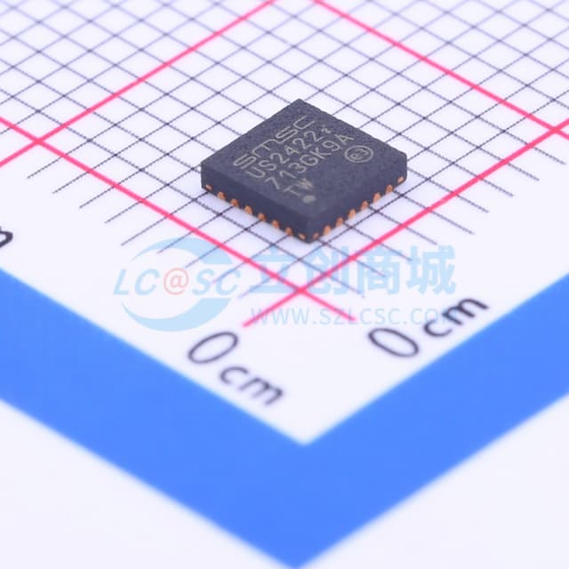 USB2422 2端口USB 2.0高速集线器控制器实物图