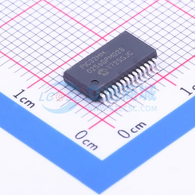 PIC32MM0256GPM028-I/SS实物图
