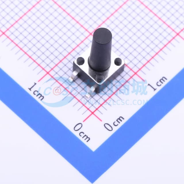 6mm*6mm*12.5mm 12V 50mA实物图