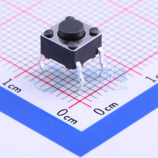 6mm*6mm*4.5mm 12V 50mA【轻触】实物图