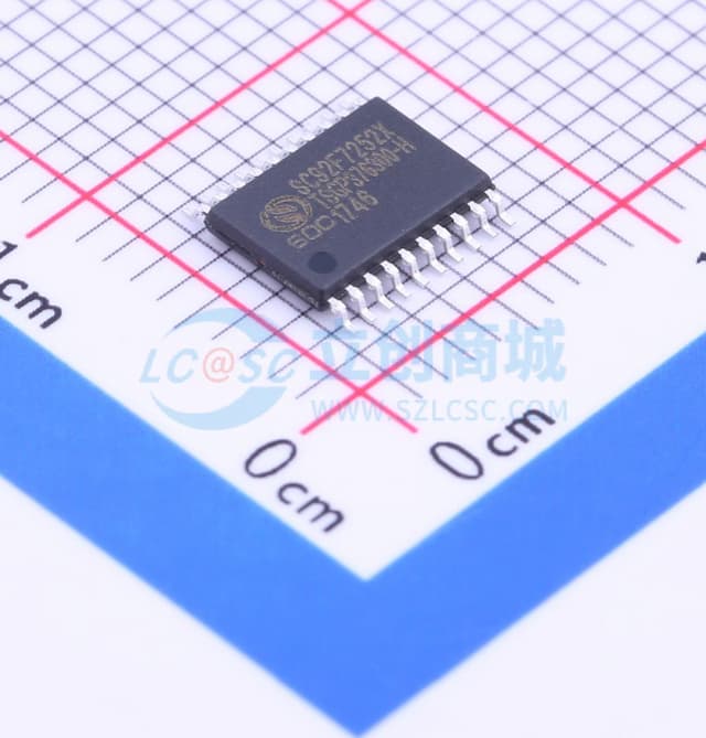 高速1T 8051内核Flash MCU实物图