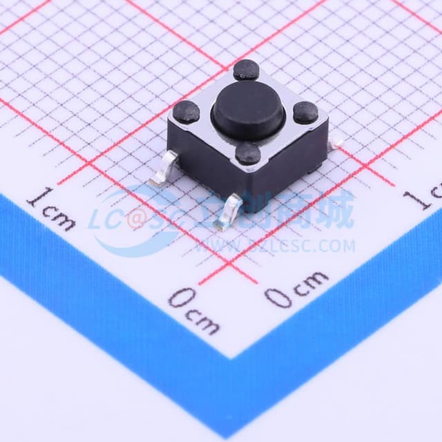 6*6*0.85mm 立贴 轻触开关实物图
