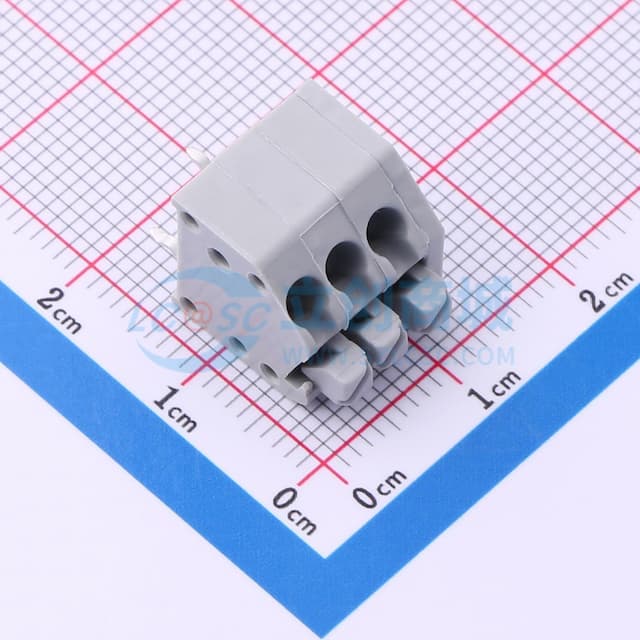 1x3P 3.5mm 每排P数:3 排数:1实物图