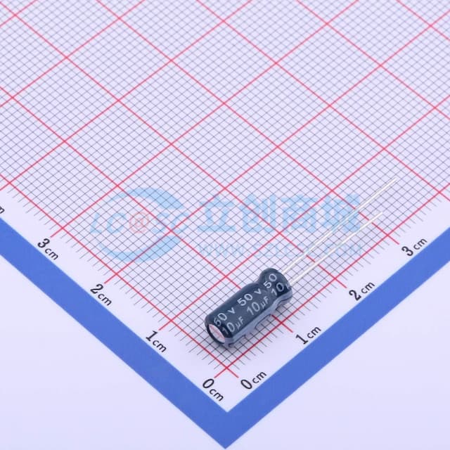 10uF ±20% 50V 【引线】实物图