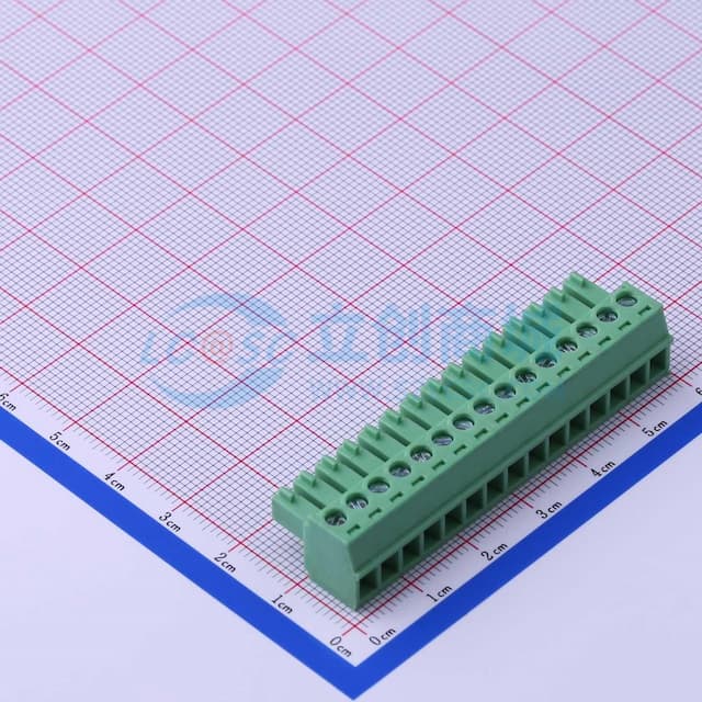 3.81mm 1x15P 排数:1 每排P数:15实物图