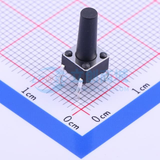 6mm*6mm*13mm 12V 50mA【轻触】实物图