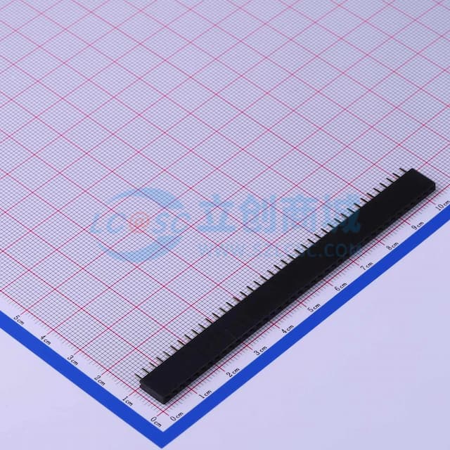 1x40P 间距:2.54mm 直插 【排针】实物图