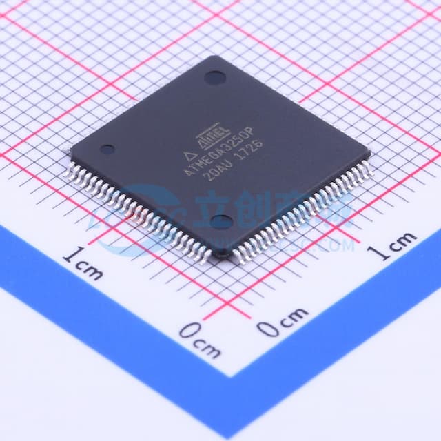 ATMEGA3250P-20AU实物图