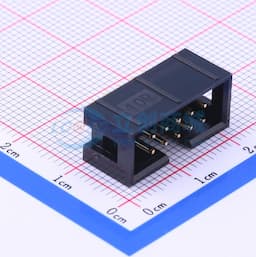黑色 2.54mm 2x5P 排数:2 每排P数:5【ID】缩略图