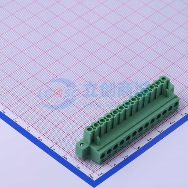 螺丝固定 1x13P 5.08mm 排数:1 每排P数:13实物图