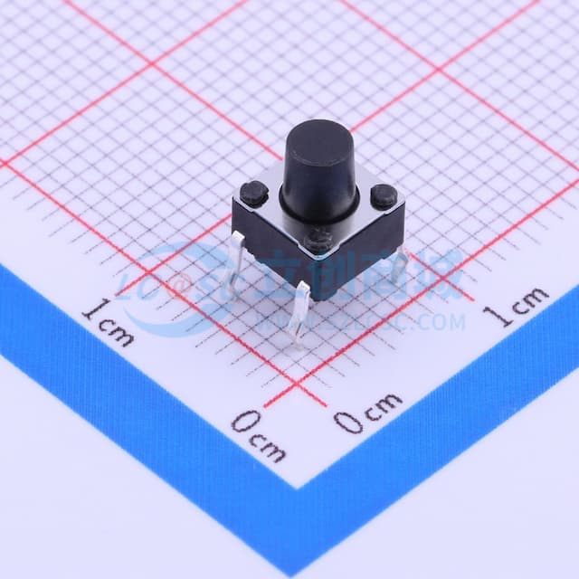 6*6*3.55mm 直插 轻触开关 【轻触】实物图