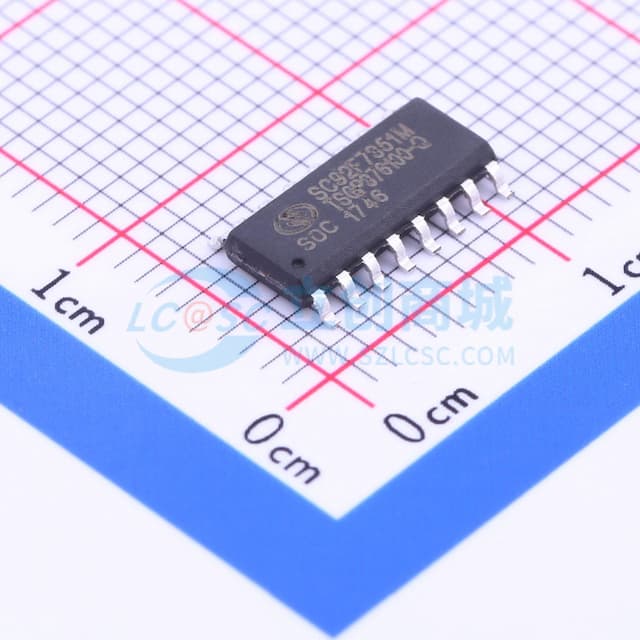 高速1T8051内核FlashMCU，8Kbytes Flash ROM，128 bytes独立EEPROM，12位ADC，6路8位PWM，3个定时器，UART实物图