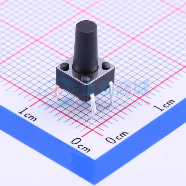 6mm*6mm*10.5mm 12V 50mA【轻触】实物图
