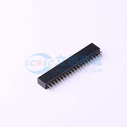2x20P 间距:2.54mm 直插 【排针】缩略图