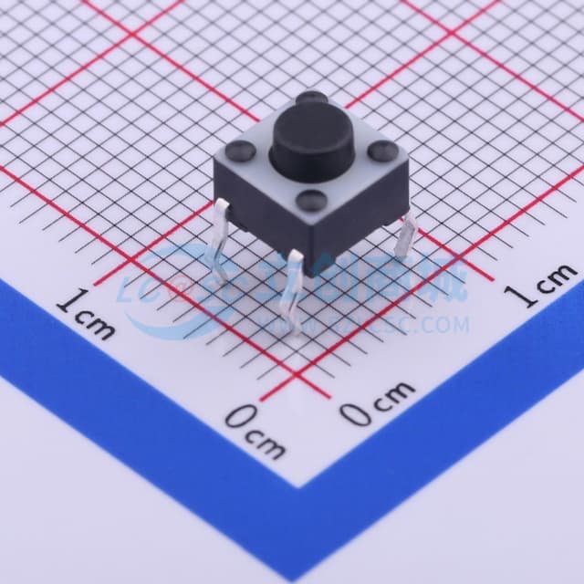 6*6*5mm 直插 轻触开关 【插件】实物图