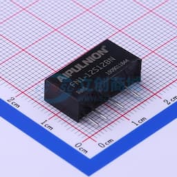 DC/DC模块电源，定电压输入，隔离非稳压输出，输出功率1W，转换效率高达80%，小型SIP封装，无需外加元件，隔离电压1500VDC【电源】缩略图