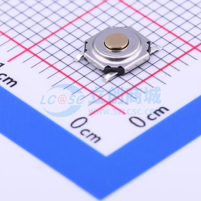 5.2*5.2*1.6mm 立贴 轻触开关实物图