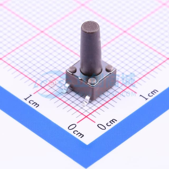 6.2*6.2*13mm 立贴 轻触开关实物图