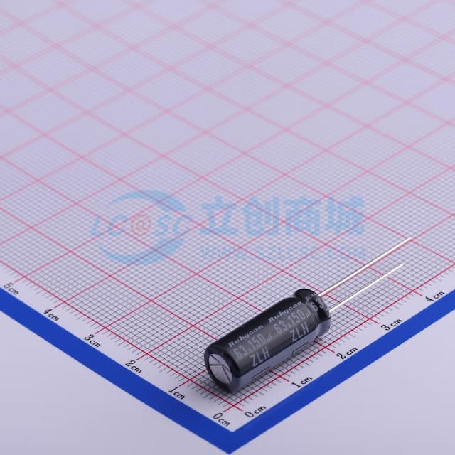 150uF ±20% 63V实物图