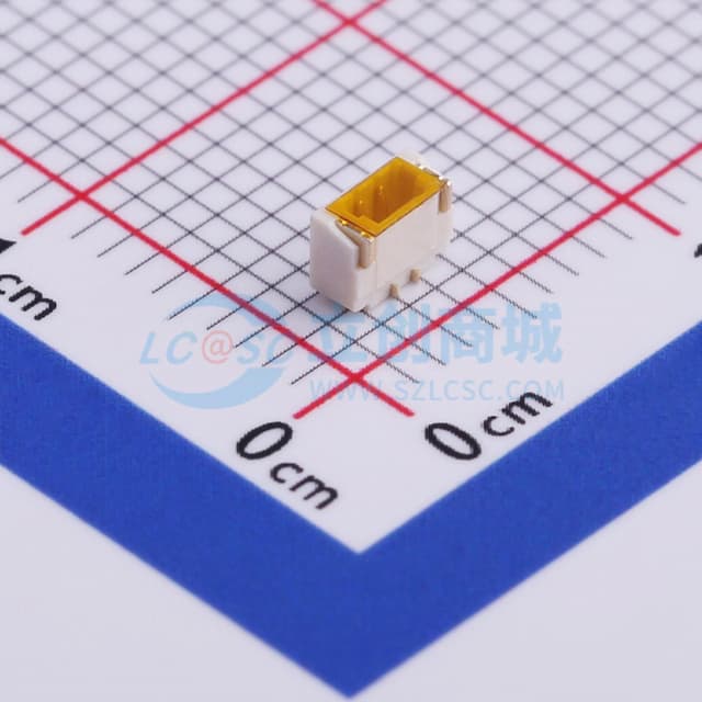 1x2P 间距:0.8mm 立贴实物图