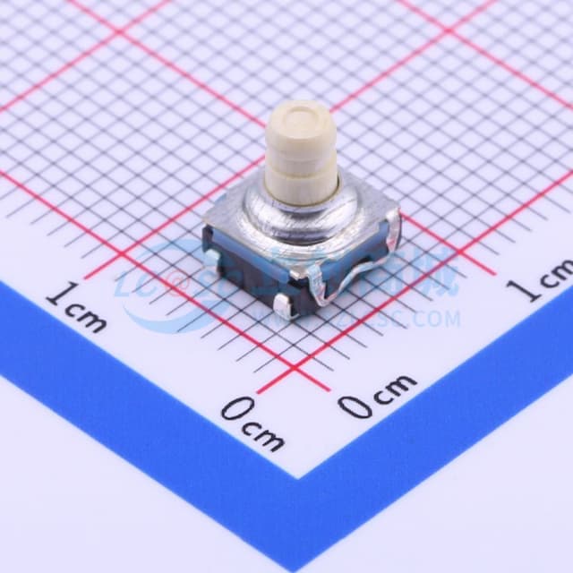 6.2*6.2*7.7mm 立贴 轻触开关实物图