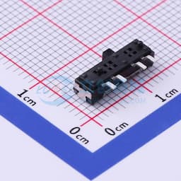 滑动开关13*3.5*2.0mm贴片侧拨四脚三档缩略图