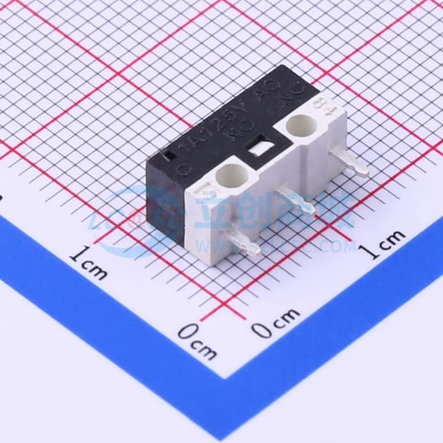 12.8*5.8*6.6mm 插件微动开关 【行程】实物图