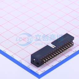 黑色 2.54mm 2x15P 排数:2 每排P数:15【ID】缩略图