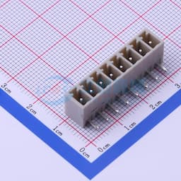 1x8P 3.81mm 排数:1 每排P数:8 【插件】缩略图