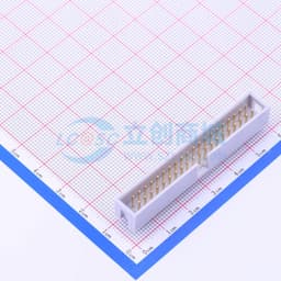 2.54mm 2x20P 排数:2 每排P数:20 【ID】缩略图