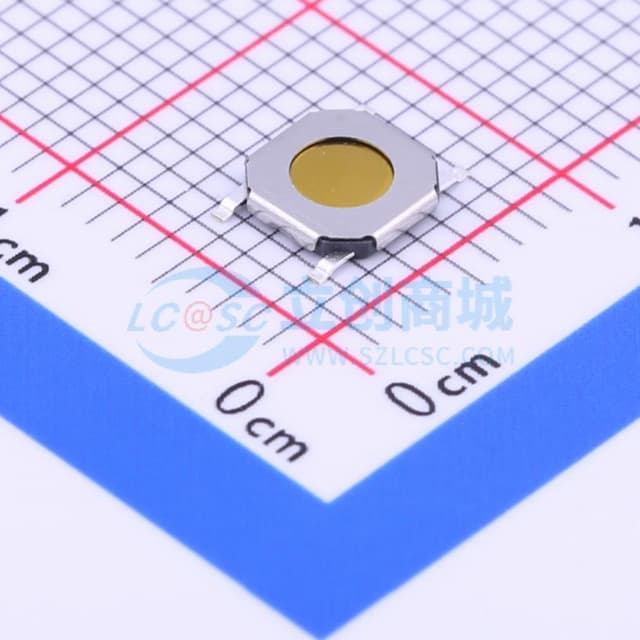 5.2*5.2*0.85mm 立贴 轻触开关实物图