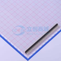 2x40P 间距:2.54mm 方针 直插 【插件】缩略图