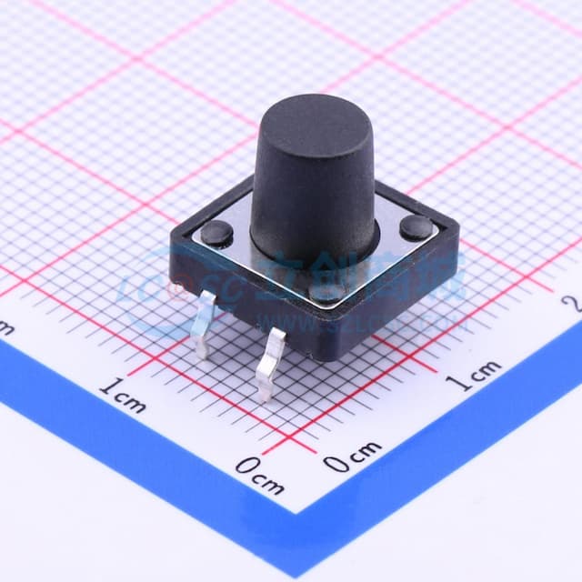 12mm*12mm*10.5mm 12V 50mA【轻触】实物图