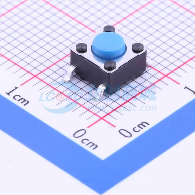 轻触开关6mm*6mm，160gf实物图