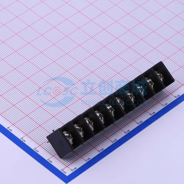 7.62mm 1x10P 每排P数:10 排数:1 直针 中脚【栅栏】实物图