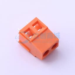 1x2P 5.08mm 直插 排数:1 每排P数:2【螺钉】缩略图