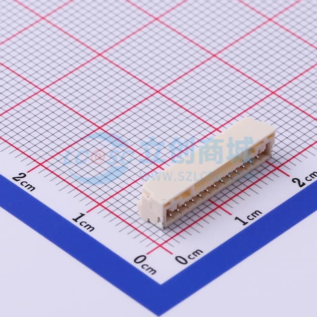 1x13P 间距:1.25mm 卧贴 系列:GH实物图