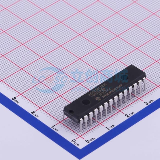DSPIC30F3010-30I/SP 【插件】实物图