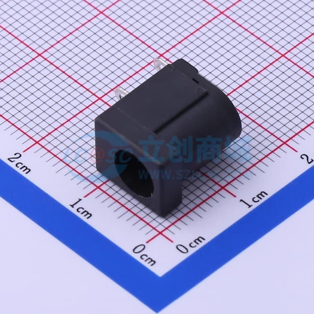 DC电源插座 内径:2mm 外径:6.3mm 【AC】实物图