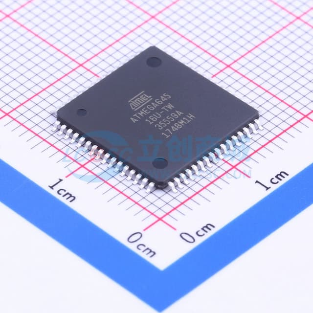 ATMEGA645-16AUR实物图