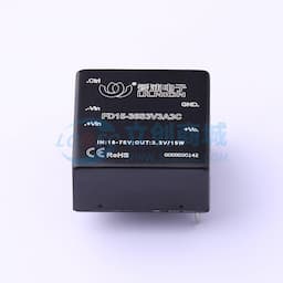 DC/DC模块电源，宽范围输入，15W输出功率【插件】缩略图