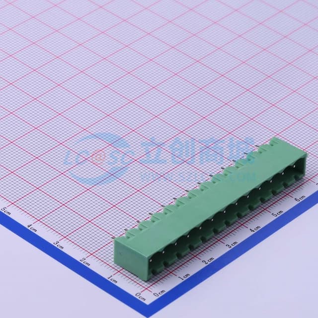 1x13P 5.08mm 排数:1 每排P数:13 【插拔】实物图