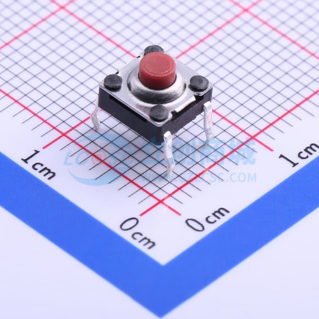 6.2mm*6.2mm*4.3mm 12V 50mA【轻触】实物图
