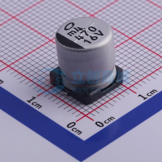 470uF ±20% 16V实物图