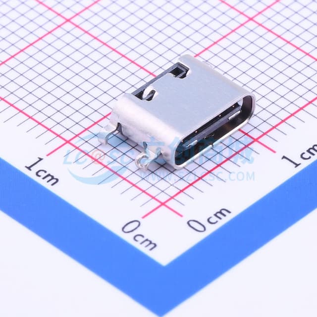 Type-C 母 【沉板焊接】实物图